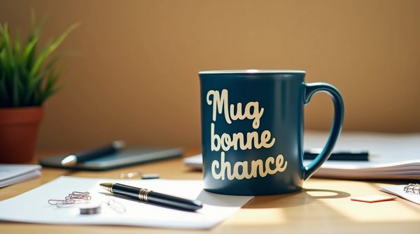Mug bonne chance : un cadeau humoristique pour le bureau